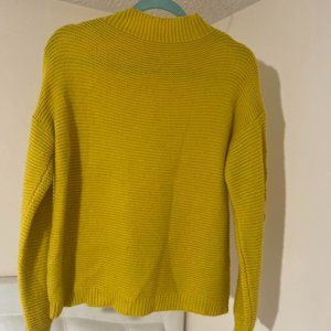 Yellow Turtleneck Sweater